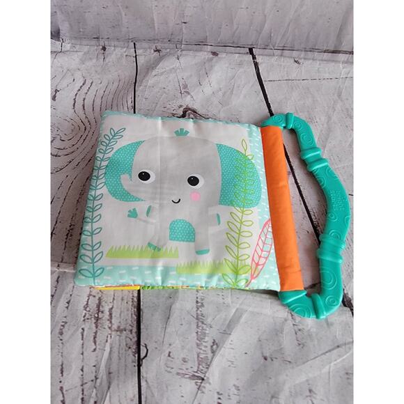 Bright Starts Teethe & Read Take-Along Toy Soft Book, Ages 3 months + - Picture 5 of 7